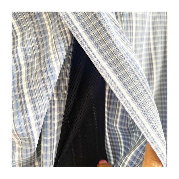 Columbia Men’s Striped Button Front Long Sleeve Outdoor Shirt Vented Mesh Medium - Picture 11 of 11